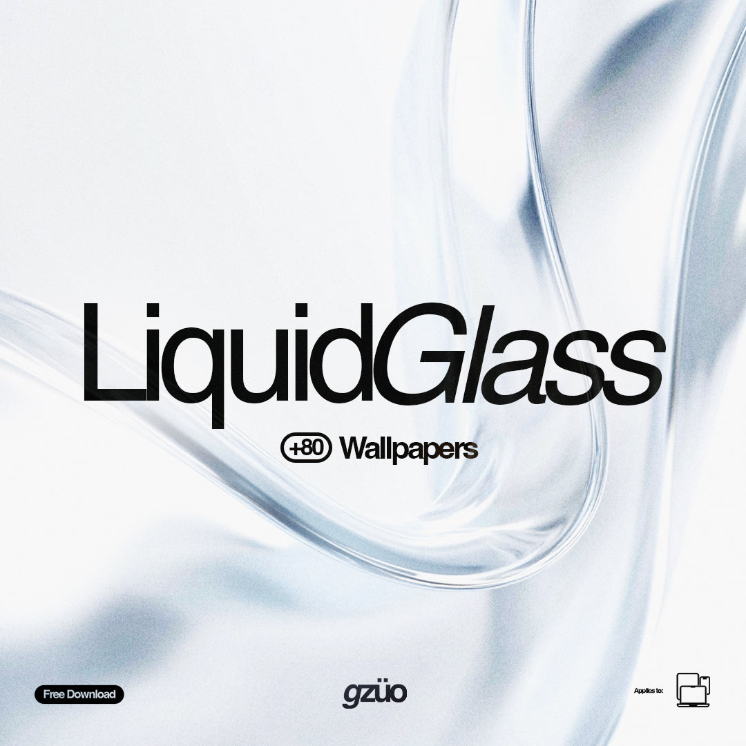 +80 Liquid Glass Wallpapers (Phone - Desktop)