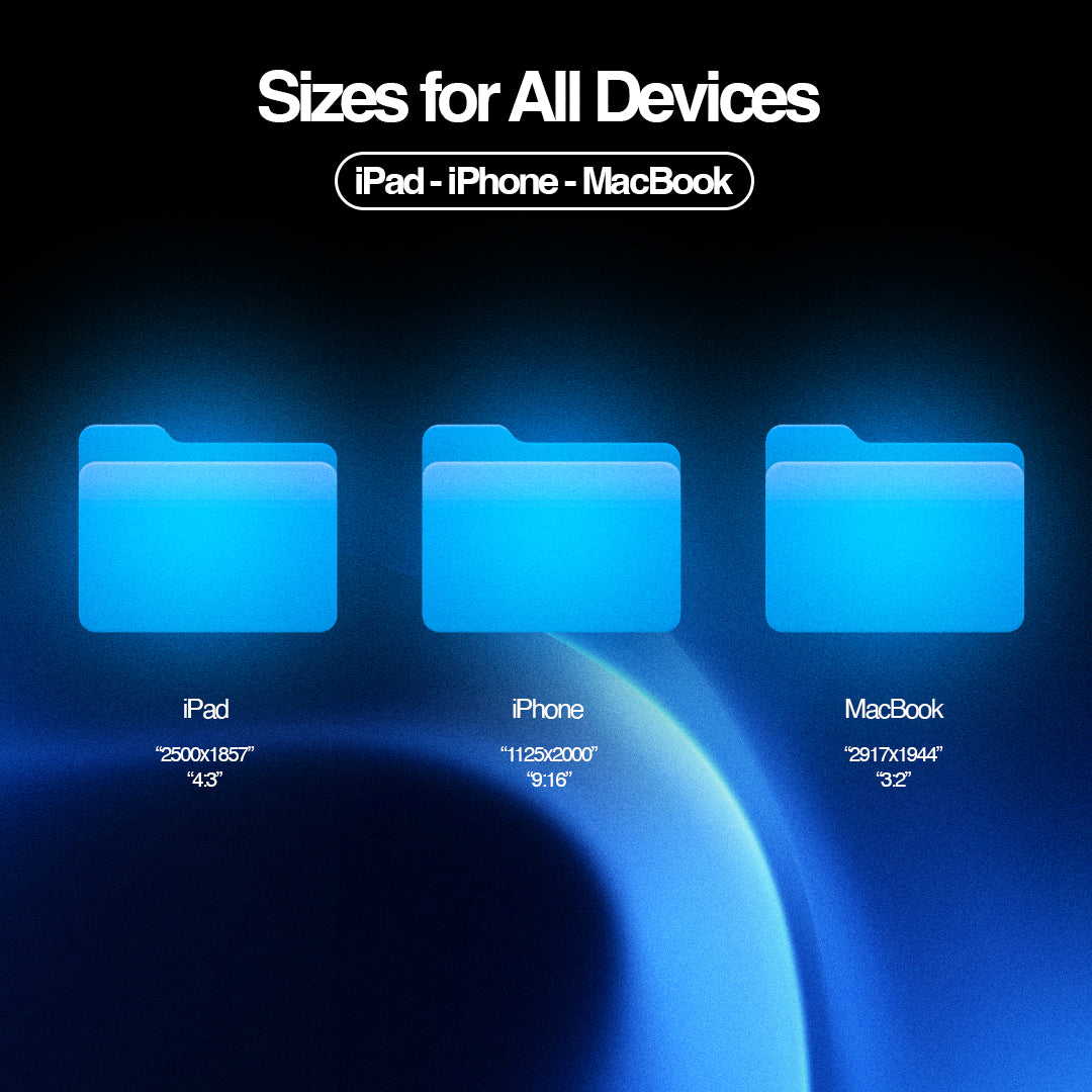 +40 Gradient Wallpapers (All Sizes)