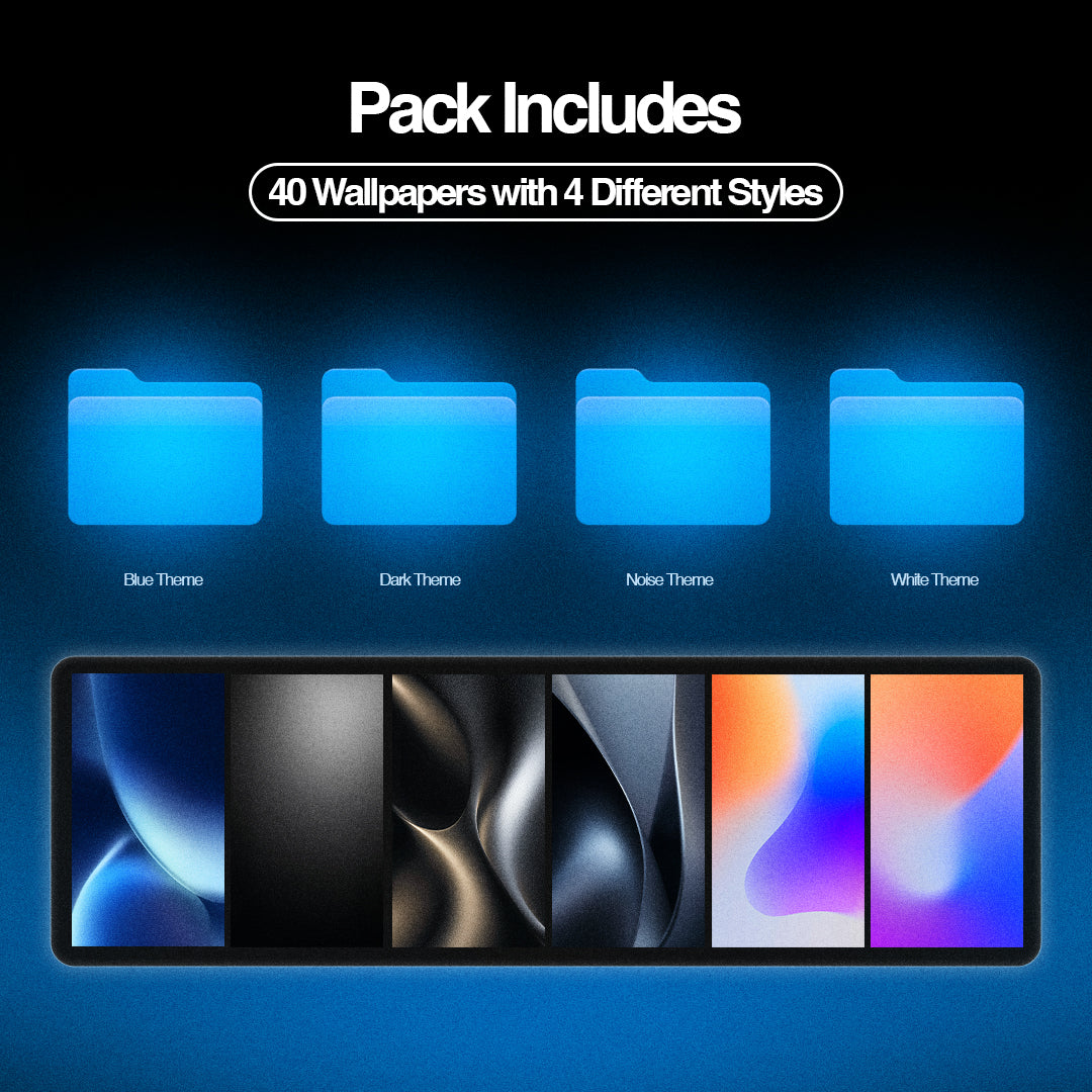 +40 Gradient Wallpapers (All Sizes)