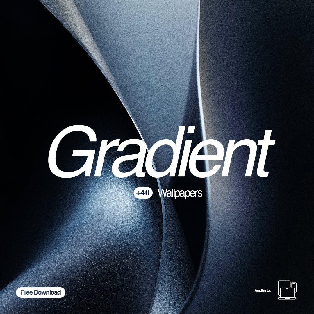 +40 Gradient Wallpapers (All Sizes)
